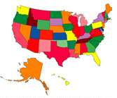 US Map - National Sales Tax