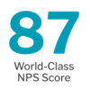 87 nps badge