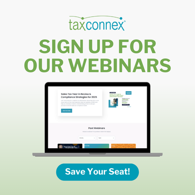 Webinar Sign Up | TaxConnex