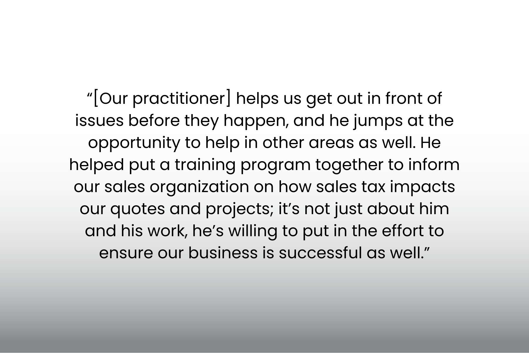 Manufacturing Case Study