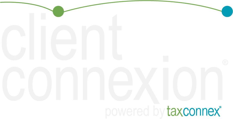 client connexion logo stacked minimal color