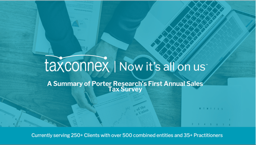 TaxConnex Releases New Research that Reveals Top Concerns Among Financial Leaders Responsible for Sales Tax in 2021