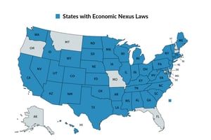 States with Economic Nexus Laws
