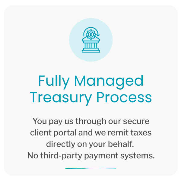 Managed treasury process