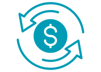 credits returns icon