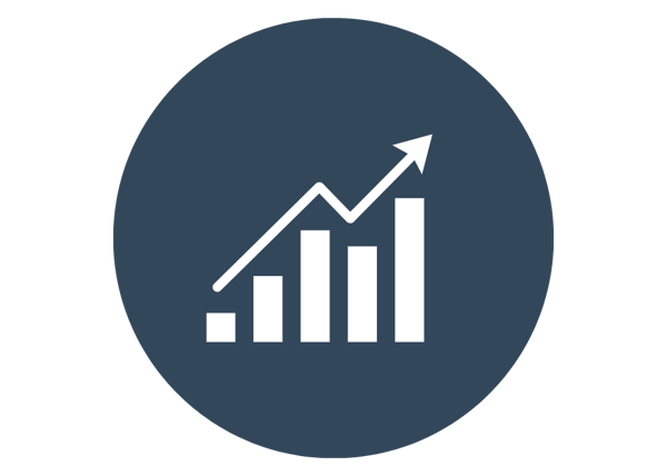 scaling growth icon