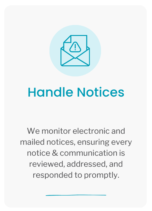 handle notices