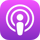 apple podcast icon