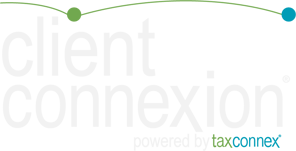 client connexion logo stacked minimal color