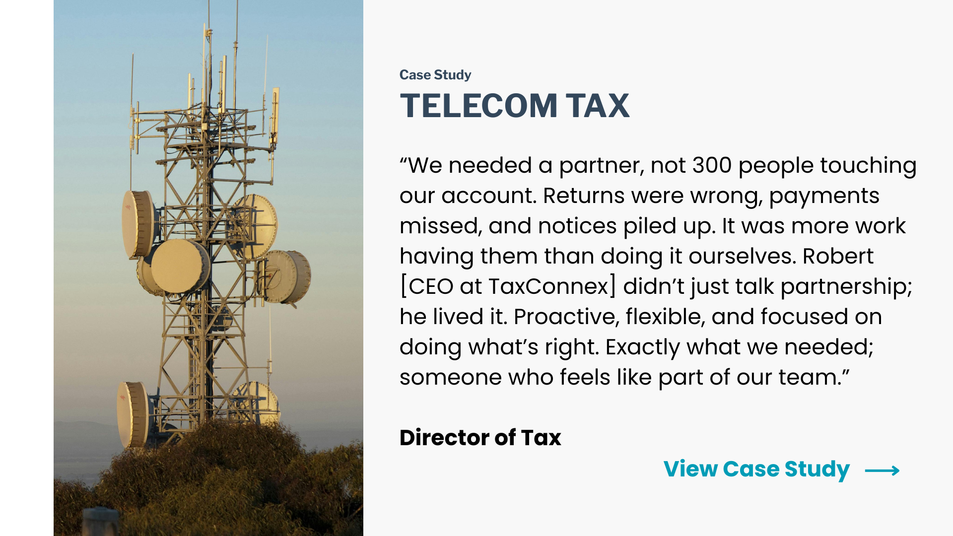 Telecom Tax Case Study 
