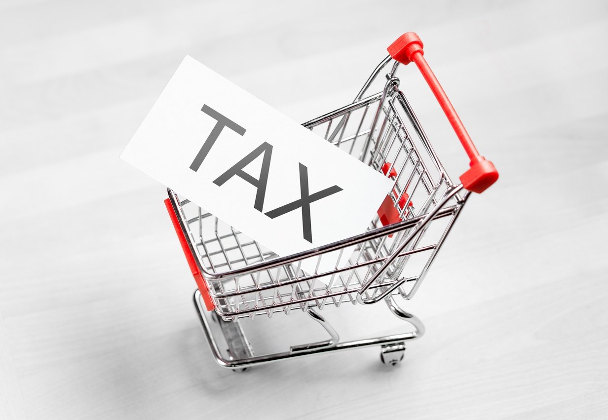 sales tax shopping cart