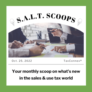 What was new in September for state sales and use taxes