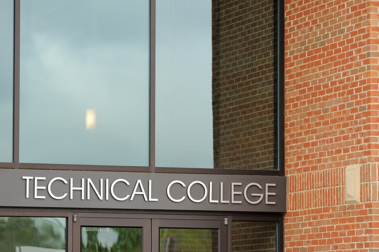 Technical college sign