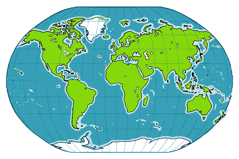 world map